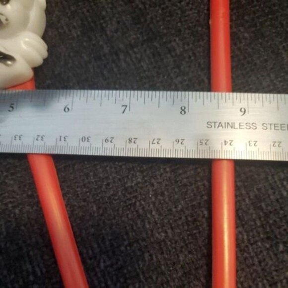 Vintage Dalmatian Clothes Hanger Tail Set of 3 Plastic Black White Red - Picture 7 of 7